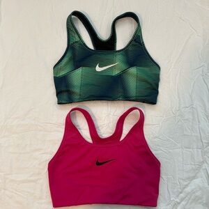 Set of 2 size small Nike sports bras